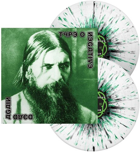 Type O Negative-Dead Again (White w/Black Green Splatter Vinyl) (2XLP)