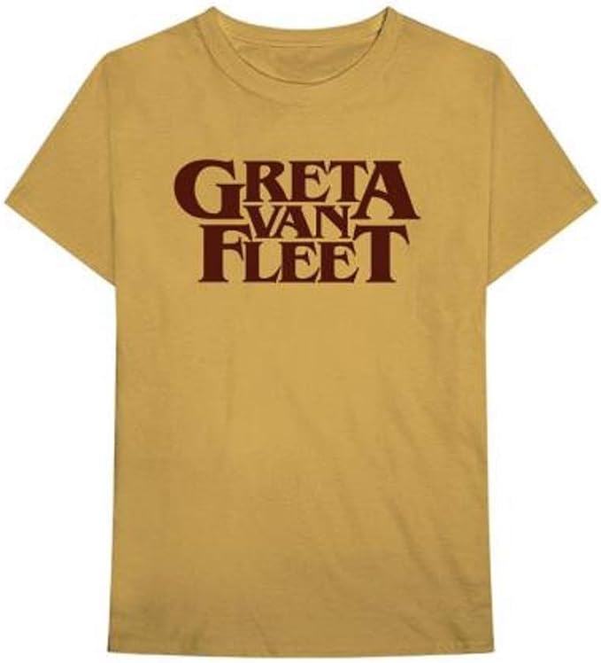 T-Shirt: Greta Van Fleet-Old Gold Logo