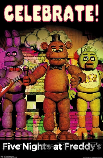 Poster: Five Nights at Freddy's Celebrate – Cameron Records