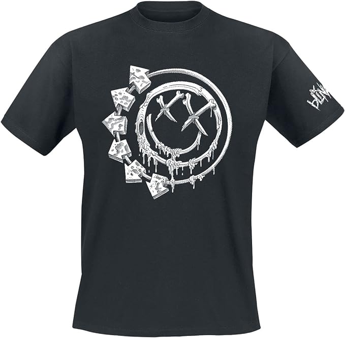 T-Shirt: Blink-182-Bones Band Logo