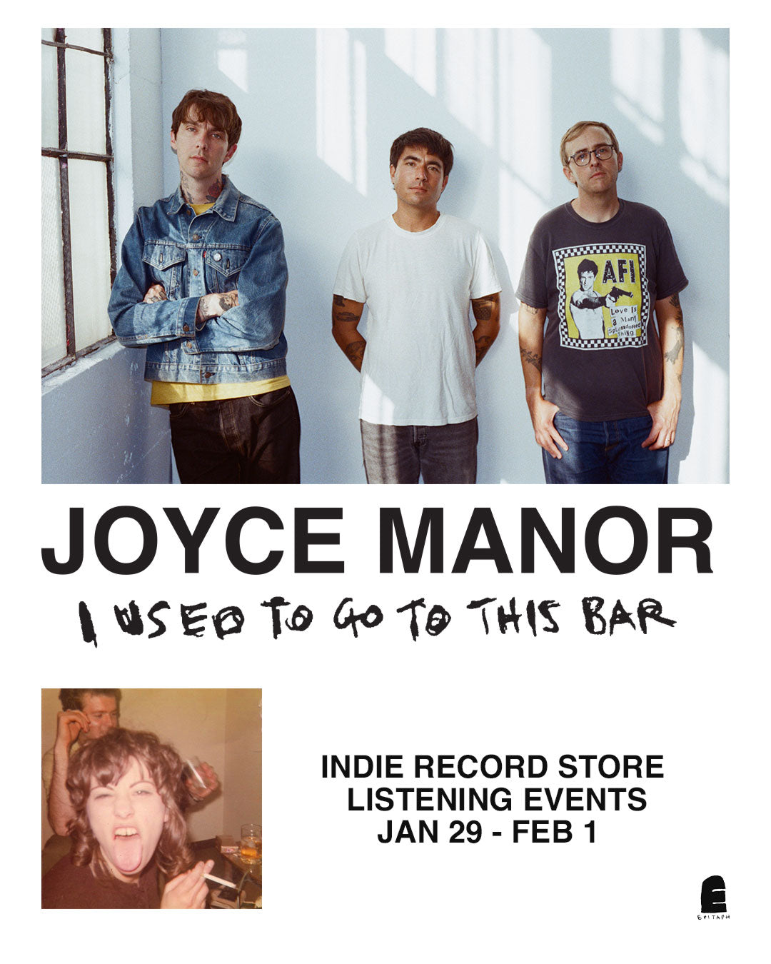 Joyce Manor "I Used To Go To This Bar" Listeneing Party 1/29-6PM