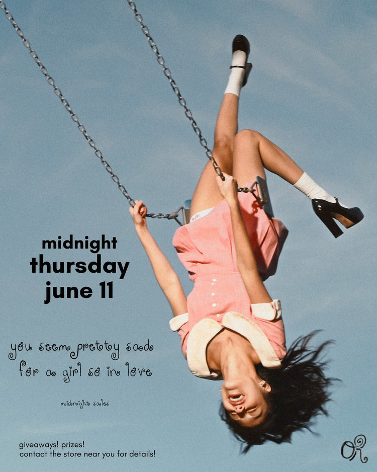Olivia Rodrigo-"You Seem Pretty Sad for a Girl So In Love" Midnight Release Party! Thursday 6/11 11 P.M.
