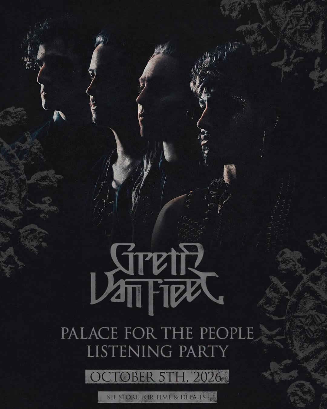 Greta Van Fleet Advance Listening Event-Mon Oct 5 @ 6pm