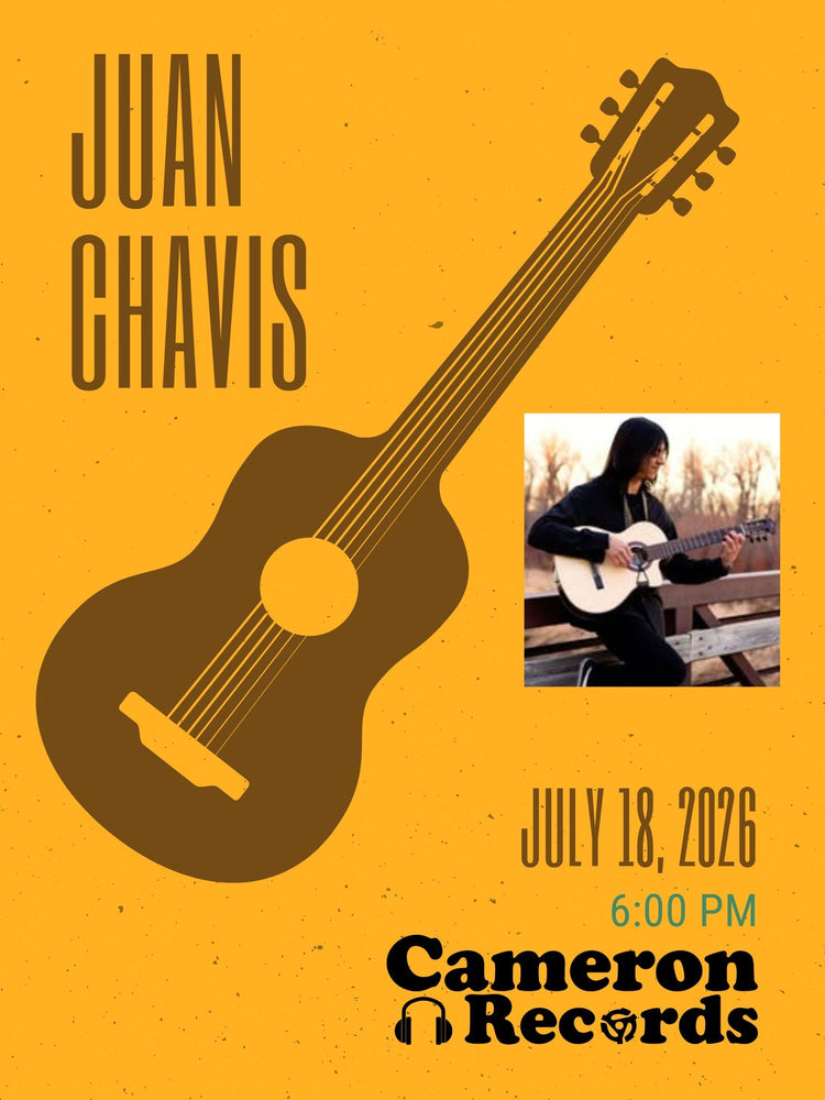 Live Music: Juan Chavis - Sat July 18 at 2pm