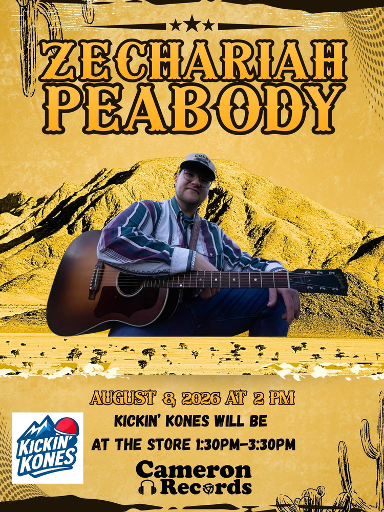 Live Music: Zechariah Peabody - Sat August 8 at 2pm