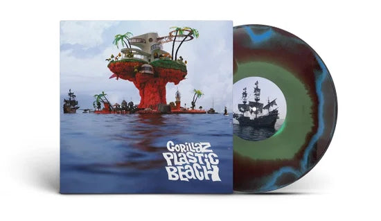 (PRE-ORDER) Gorillaz-Plastic Beach (Blue, Green & Orange Vinyl) (LP)