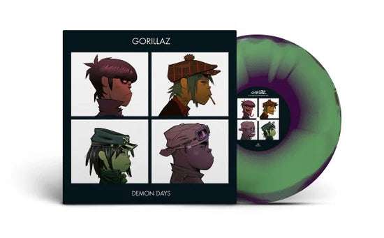 (PRE-ORDER) Gorillaz-Demon Days (Green, Purple & Red Vinyl) (LP)
