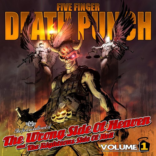 Five Finger Death Punch-The Wrong Side of Heaven & The Righteous Side of Hell, Vol. 1 (CD)