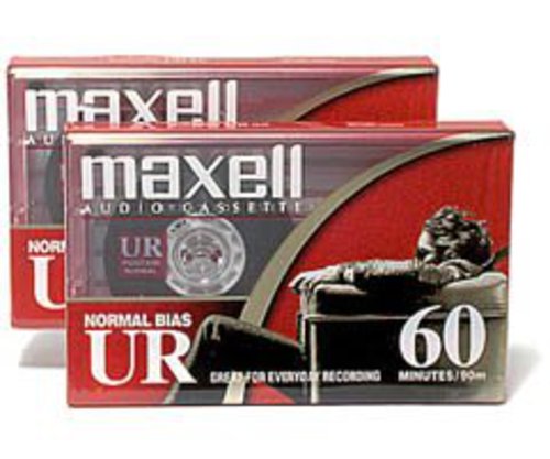 Maxell Blank Audio Cassettes (2 Pack)