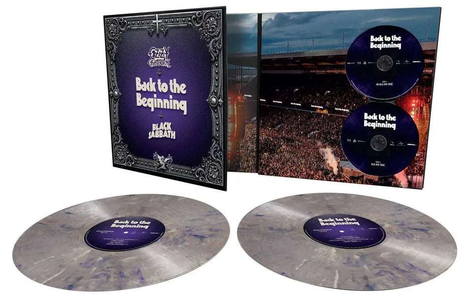 (PRE-ORDER) Ozzy Osbourne & Black Sabbath-Back To The Beginning (INEX) (Silver & Purple 2LP & Blu Ray)