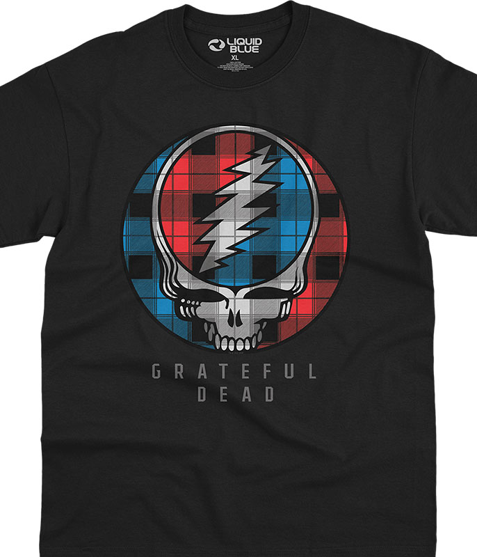 T-Shirt: Grateful Dead-Steal Your Plaid