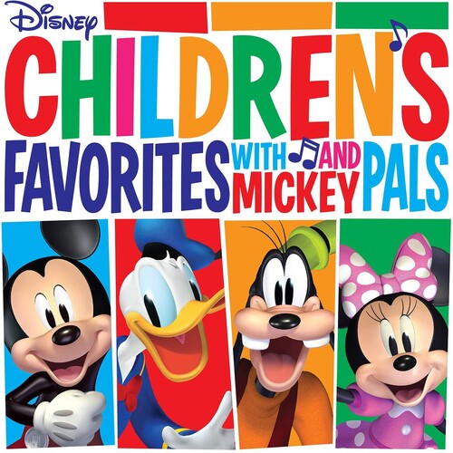 Various Artists-Children's Favorites with Mickey and Pals (Red LP)