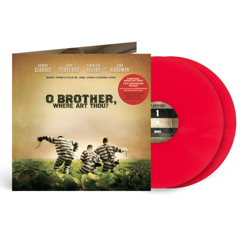 (PRE-ORDER) Various Artists-O Brother, Where Art Thou? (INEX) (Original Motion Picture Soundtrack) (25th Anniversary) (Red Vinyl) (2XLP)