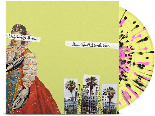 The Blood Brothers-Burn, Piano Island, Burn (Yellow w/Pink & Black Splatter Vinyl) (2XLP)