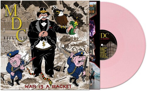 MDC-War Is A Racket (Pink Vinyl) (LP)