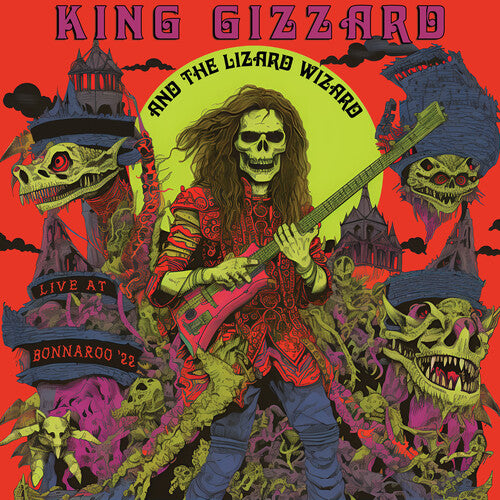 King Gizzard And The Lizard Wizard-Live At Bonnaroo '22 (Red & Green Vinyl) (2XLP)