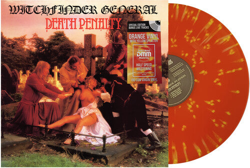 Witchfinder General-Death Penalty (Orange & Yellow Splatter) (LP)