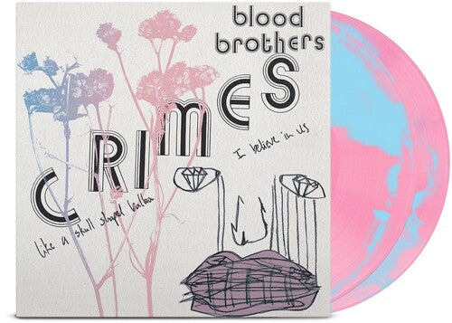 The Blood Brothers-Crimes (Collector's Edition) (Bubblegum Pink & Baby Blue Vinyl) (2XLP) (Copy)