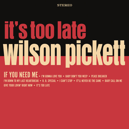 Wilson Pickett-It's Too Late (Cream LP)