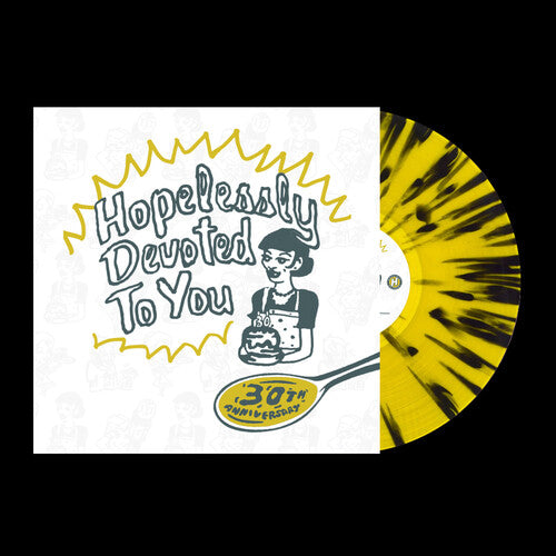 (PRE-ORDER) Various Artists-Hopelessly Devoted To You (30th Anniversary) (Yellow/Black Splatter Vinyl) (LP)