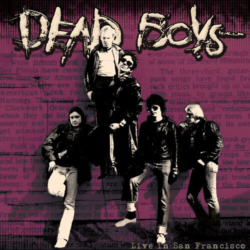 (PRE-ORDER) Dead Boys-Live In San Francisco (Purple Vinyl) (LP)