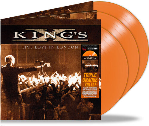 (PRE-ORDER) King's X-Live Love In London (Orange Vinyl) (3XLP)