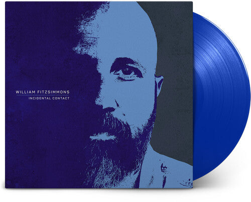 (PRE-ORDER) William Fitzsimmons-Incidental Contact (Blue Vinyl) (LP)