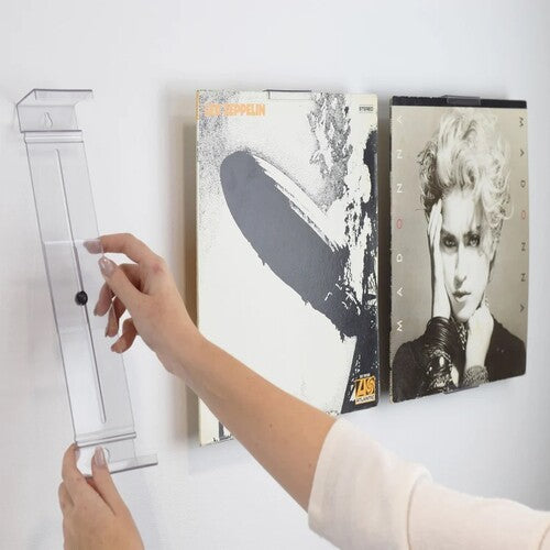 CollectorMount-AlbumMount 12" Vinyl Record Frame Display 2-Pack (Clear)