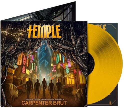 (PRE-ORDER) Carpenter Brut-Leather Temple (INEX) (Yellow Vinyl) (LP)