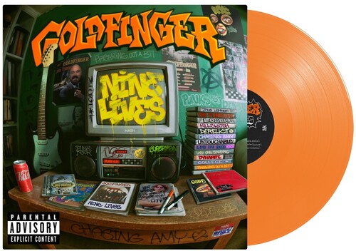 (PRE-ORDER) Goldfinger-Nine Lives (INEX) (Orange Vinyl) (LP)