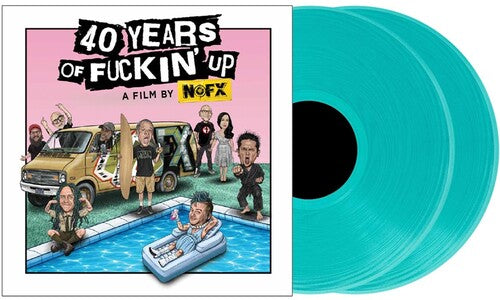 (PRE-ORDER) NOFX-40 Years of F***in' Up Soundtrack (Turquoise Vinyl) (2XLP)