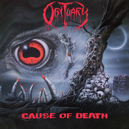 (PRE-ORDER) Obituary-Cause Of Death (Gray/Black Splatter Vinyl) (LP)