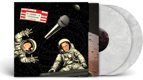 (PRE-ORDER) Sparks-Sparks Live On The Moon (Silver Moon Vinyl) (2XLP)