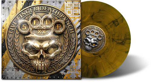 (PRE-ORDER) Five Finger Death Punch-Legacy (INEX) (Amber Wave Vinyl) (LP)