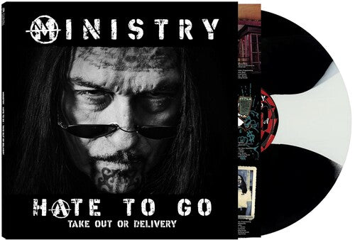 (PRE-ORDER) Ministry-Hate To Go: Take Out Or Delivery (INEX) (Black/White Butterfly Burst Vinyl) (LP)