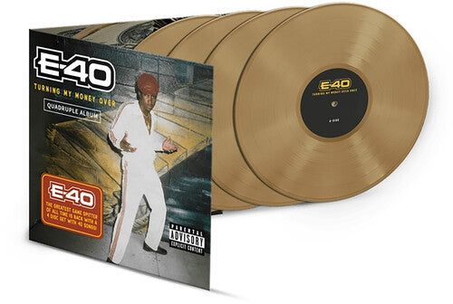 (PRE-ORDER) E-40-Turning My Money Over (Gold Vinyl) (4XLP)
