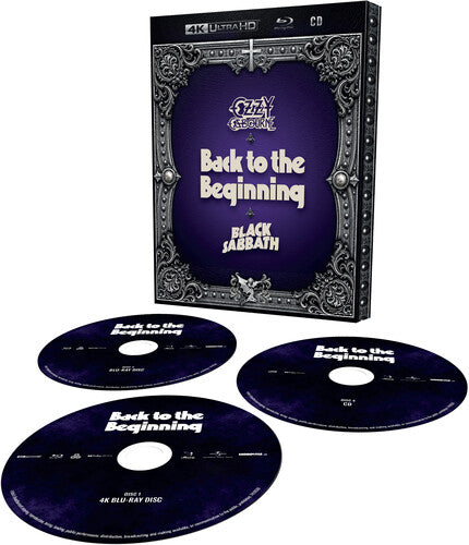 (PRE-ORDER) Ozzy Osbourne & Black Sabbath-Back To The Beginning (3 Disc CD/Blu-Ray/4K)