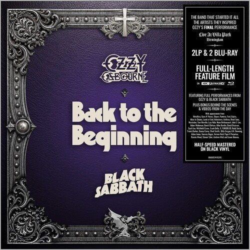 (PRE-ORDER) Ozzy Osbourne & Black Sabbath-Back To The Beginning (2XLP & Blue Ray)