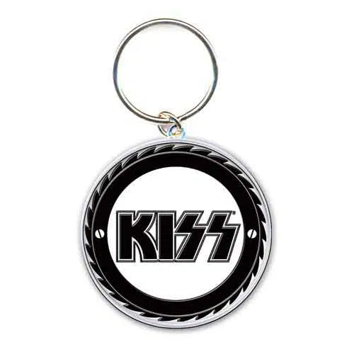 Keychain: KISS Buzzsaw Logo