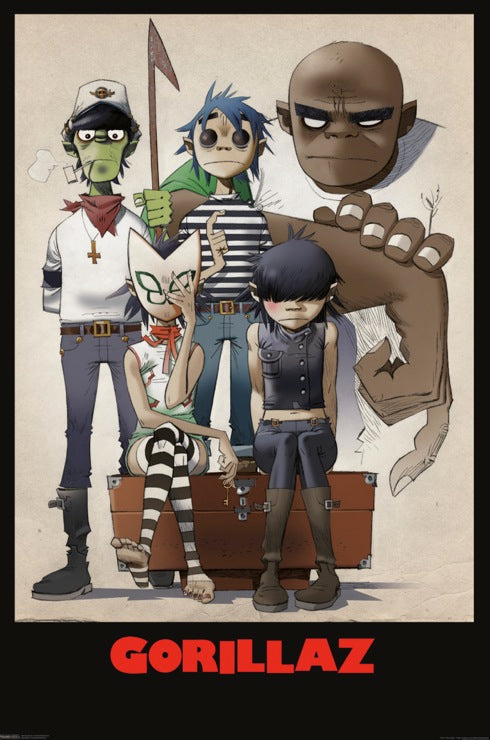 Poster-Gorillaz Family Portrait