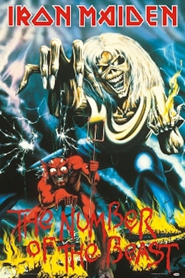 Poster: Iron Maiden-Number of the Beast