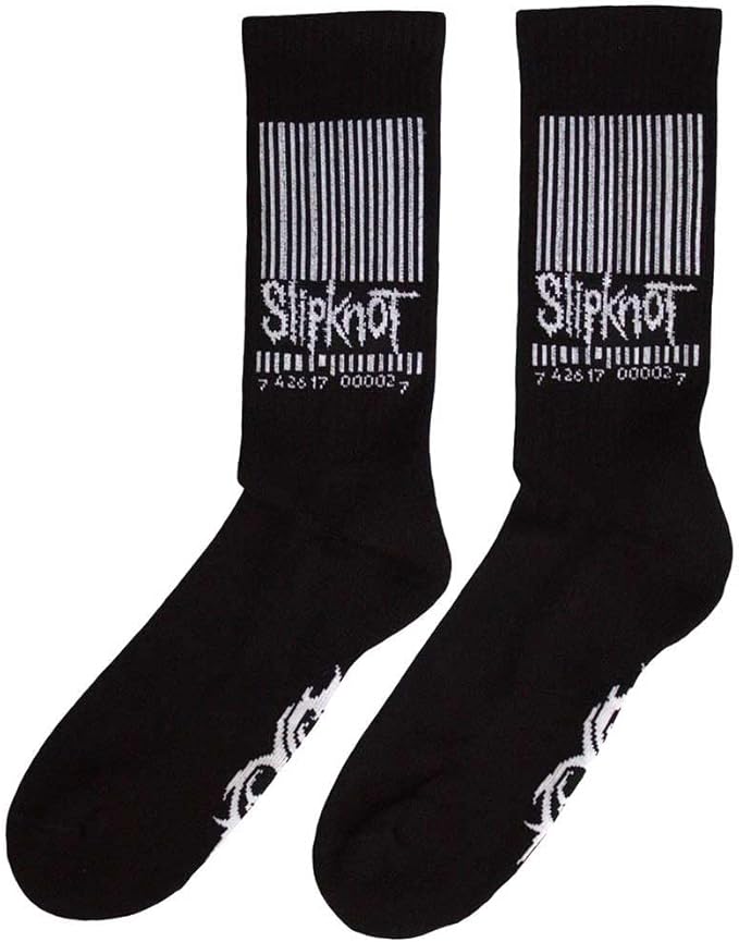 Socks: Slipknot Barcode Logo (officially licensed)