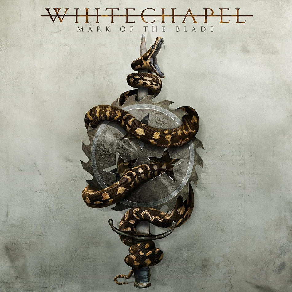 (PRE-ORDER) Whitechapel-Mark Of The Blade (Gold/Black Vinyl) (LP)