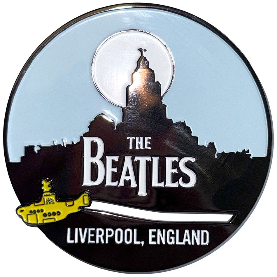 Magnets: The Beatles - Liverpool Skyline & Yellow Submarine (officially licensed)