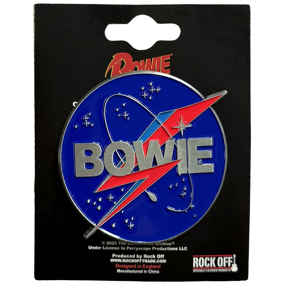 Pin Badge: David Bowie: NASA (officially licensed)