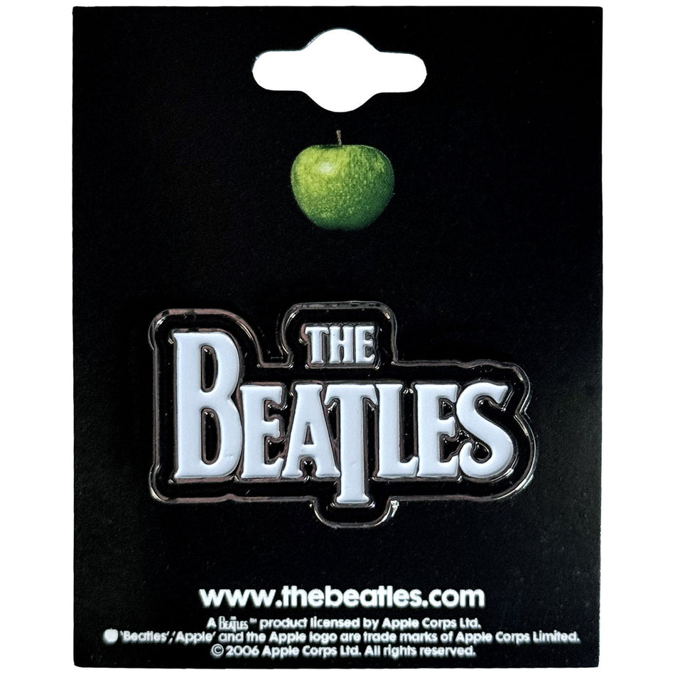 Pin Badge: The Beatles: Drop T Logo (officially licensed)