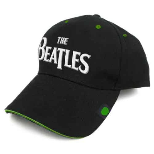 Hat: The Beatles Unisex Baseball Cap: Drop T Logo Sandwich Peak (offically licensed)