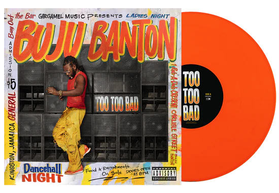 (PRE-ORDER) Buju Banton-Too Too Bad (Colored Vinyl) (LP)