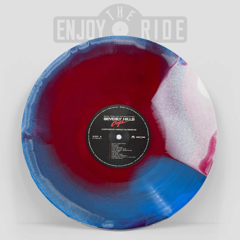 Beverly Hills Cop-Music From the Motion Picture (Cop Car Light Swirl LP)