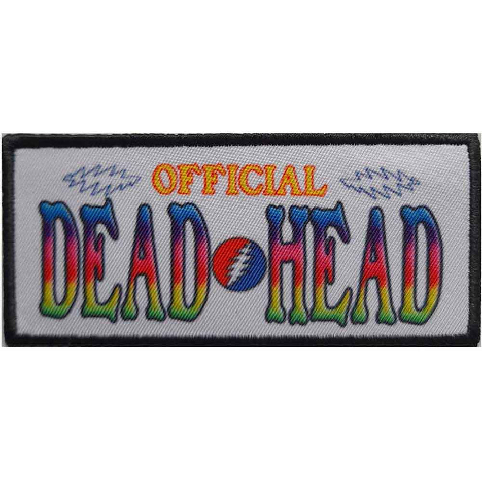 Patches: Grateful Dead Standard Patch: Official Dead Head (officially licensed)